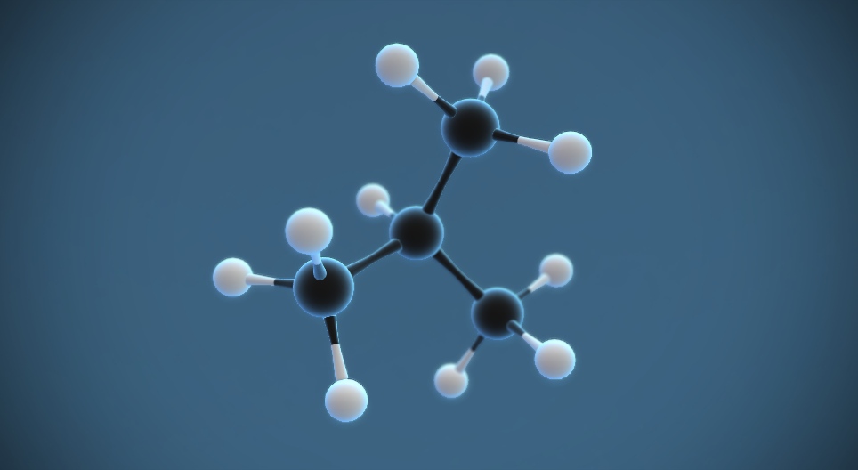 2-metilpropan (C₄H₁₀)