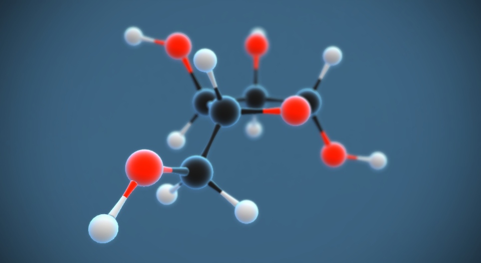 Beta-D-riboza (C₅H₁₀O₅)