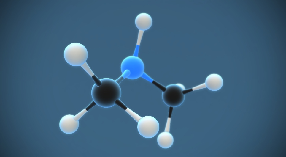 Dimetilamin (NH(CH₃)₂)