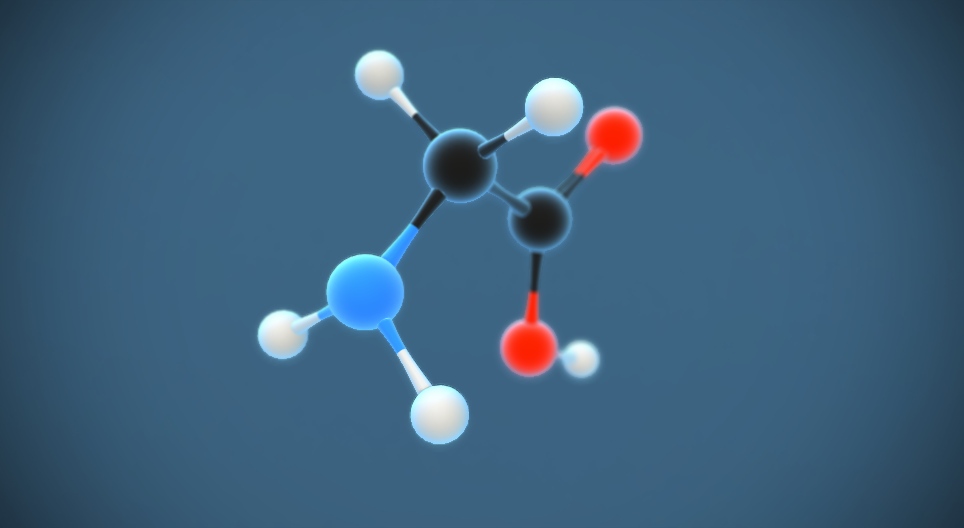 Glicin (aminooctena kiselina) (C₂H₅NO₂)