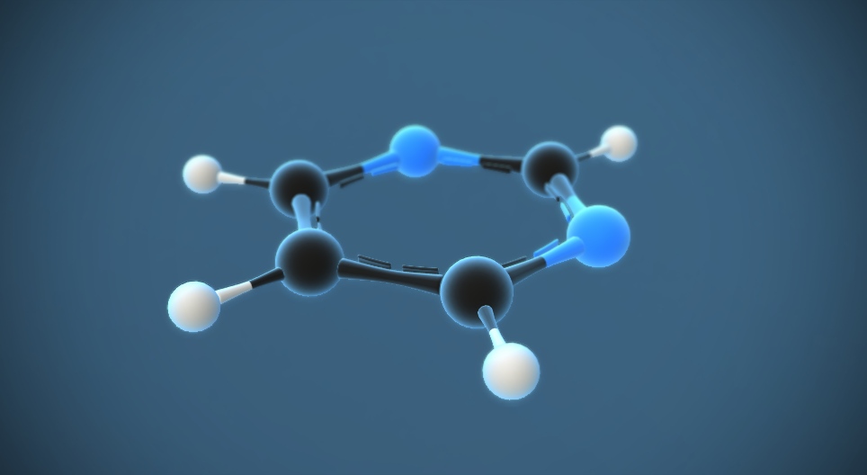 Pirimidin (C₄H₄N₂)