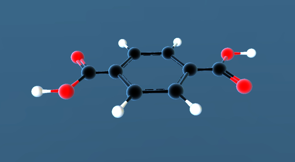 Tereftalna kiselina (C₆H₄(COOH)₂)