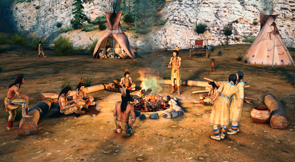 Indijansko naselje plemena Vrane (Crow Nation)