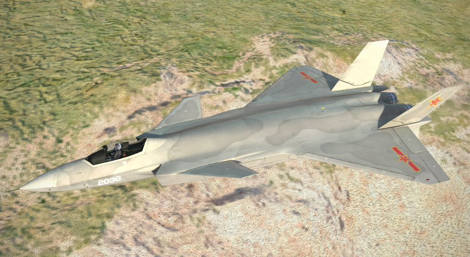 Chengdu J-20 Mighty Dragon (Kina, 2017.)