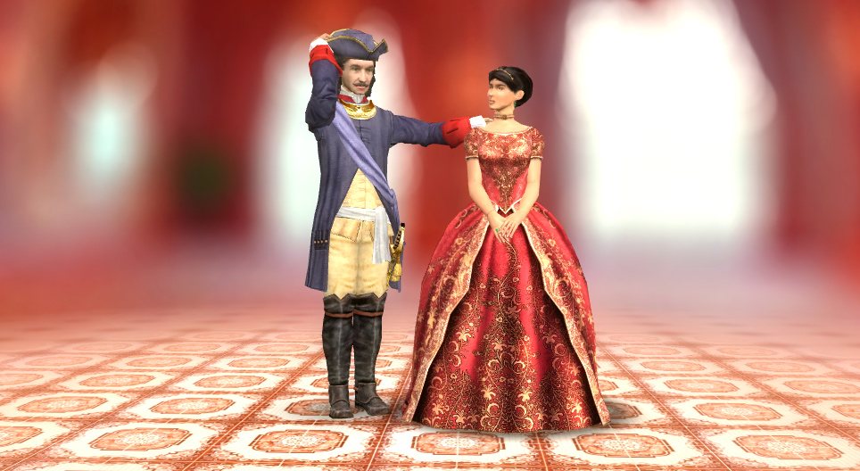 Car Petar I. Aleksejevič Romanov sa suprugom