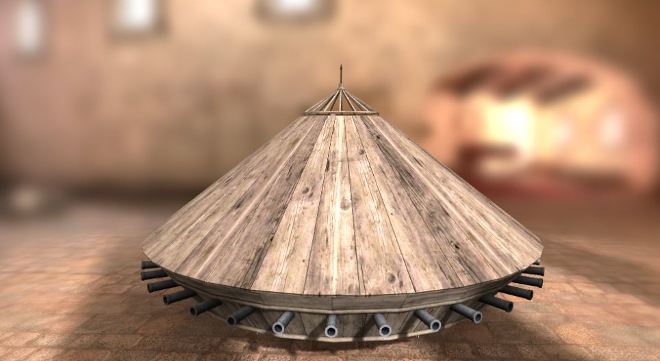 Borbeno oklopno vozilo, pronalazak Leonarda da Vincija