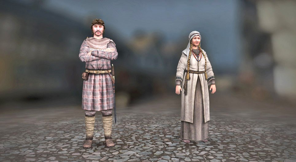 Odjeća u srednjem vijeku (Zapadna Europa, od 5. do 10. stoljeća)