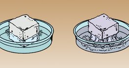 Šećer se lakše topi u toploj vodi nego u hladnoj vodi