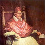 Diego Velázquez: Papa Inocent X. (1650, Barok)