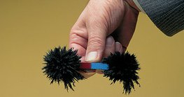 Željezni prah na polovima magneta