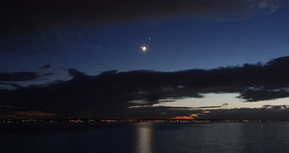 Konjunkcija Mjeseca, Venere i Jupitera