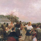 Lajos Deák-Ébner - Tržnica peradi (1885)