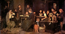 Mihály Munkácsy: Čerupanje perja (1871.)