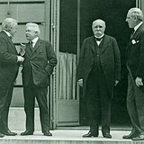 Zastupnici vodećih sila na Pariškoj mirovnoj konferenciji: Woodrow Wilson (SAD), David Lloyd George (Velika Britanija), Vittorio Emanuele Orlando (Italija) i Georges Clemenceau (Francuska)