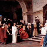 Mihály Munkácsy: Krist pred Pilatom (1881.)