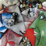 Marc Chagall: Ja i selo (1911, Nadrealizam)