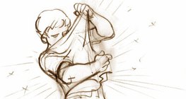 Statički elektricitet može nastati između dijelova odjeće koji se međusobno trljaju.