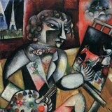 Marc Chagall: Autoportret sa sedam prstiju (1912, Nadrealizam)