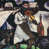 Marc Chagall: Zeleni violinist (1912, Nadrealizam)