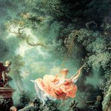 Jean-Honoré Fragonard: Ljuljačka (1767, Rokoko)