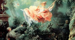 Jean-Honoré Fragonard: Ljuljačka (1767, Rokoko)