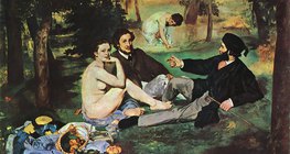 Édouard Manet - Doručak na travi (1863, Impresionizam)