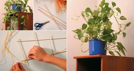 Izrada ograde za cvijeće od štapića