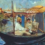 Édouard Manet: Barka (1874, Impresionizam)