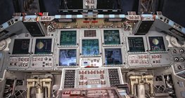 Pilotska kabina space shuttlea