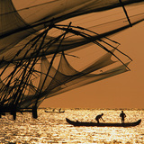 Ribarice pri zalasku Sunca