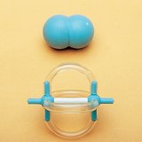 Molekula dušika prikazana kalotnim i modelom štapića i kuglica