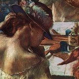 Degas - Ispred zrcala (1889, Impresionizam)