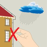 Ne smijete stajati blizu gromobrana ili visokog drveta tijekom oluje!