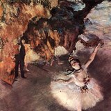 Degas - Zvijezda (Balerina na pozornici) (1877, Impresionizam)