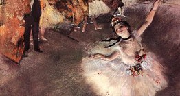 Degas - Zvijezda (Balerina na pozornici) (1877, Impresionizam)