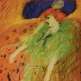 Picasso: Žena s plavim šeširom (1910, Impresionizam)