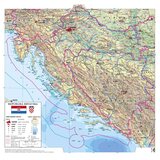 Geografska karta Hrvatske
