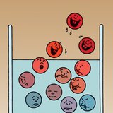 Čestice pare napuštaju površinu tekućine