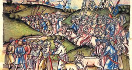 Prikaz mongolske invazije Europe u Chronica Hungarorum koju je napisao Johannes de Thurocz