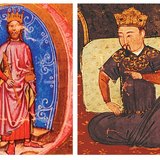 Bela IV., kralj Ugarske i mongolski vođa Džingis Kan