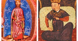 Bela IV., kralj Ugarske i mongolski vođa Džingis Kan