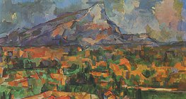Paul Cézanne: Mont Sainte-Victoire (1904-1906, Postimpresionizam)