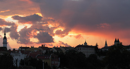 Tyndallov efekt pri zalasku Sunca