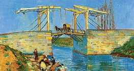 Van Gogh: Most Langlois u Arlesu sa ženama koje peru (1888, Postimpresionizam)