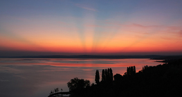 Zalazak Sunca iznad jezera Balaton