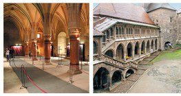 Korvinov dvorac: aula i dvor (Rumunjska)