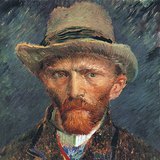 Van Gogh: Autoportret (1887, Postimpresionizam)