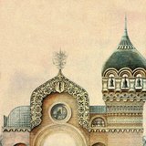 V. Hartmann: Dizajn za gradska vrata u Kijevu (akvarel)