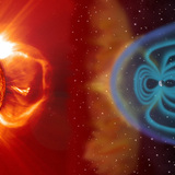 Izobličenje Zemljinog magnetskog polja zbog Sunčevog vjetra