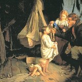 Unutar kolibe ruskog seljaka
